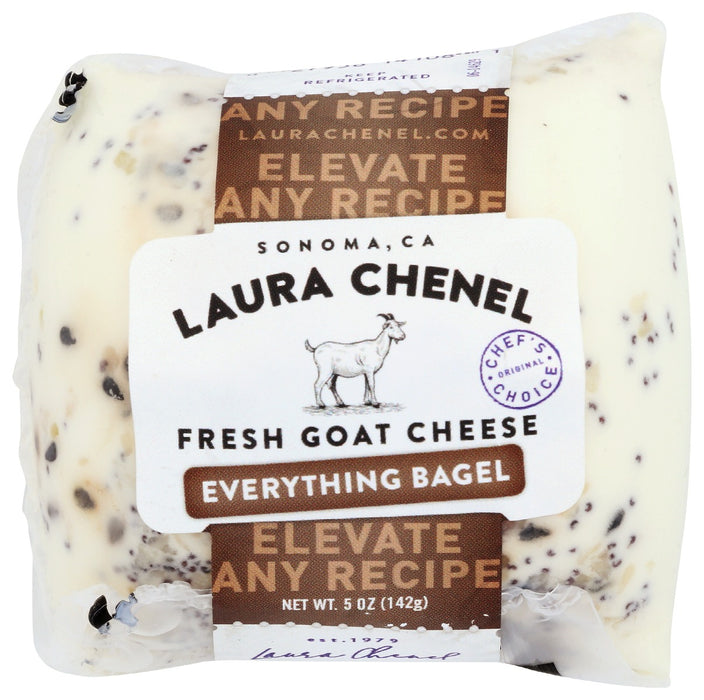 Laura Chenels Chs Everything Bagel, 5 Oz