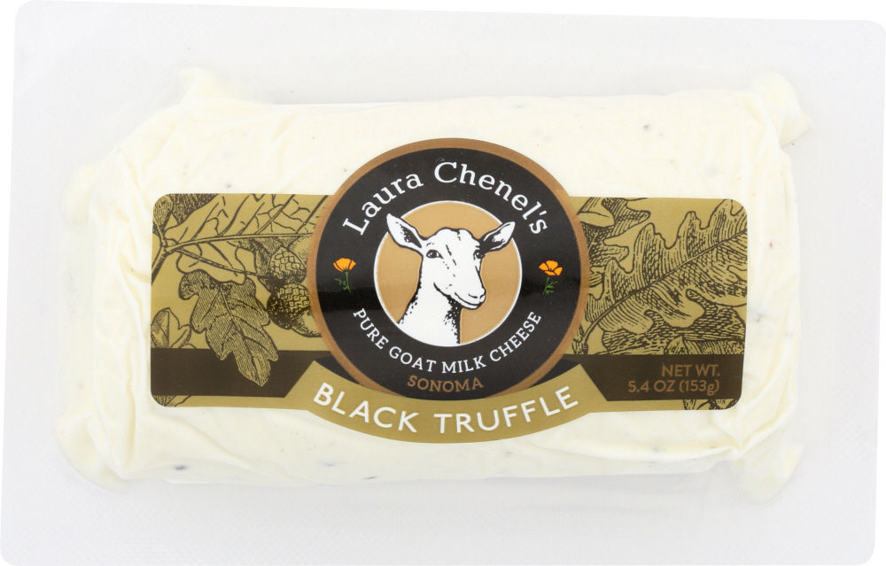 Laura Chenel's Cheese, Pure Goat Milk, Black Truffle