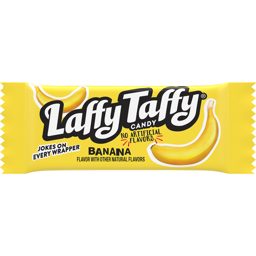 Laffy Taffy Banana Candy 0.34 Oz. Wrapper