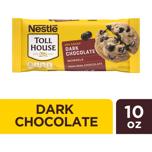 Toll House Nestle Dark Chocolate Chip Morsels 10 Oz. Bag