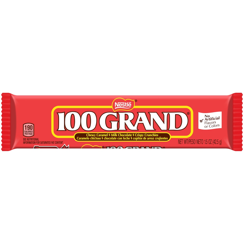 100 Grand Nestle Milk Chocolate Candy Bar