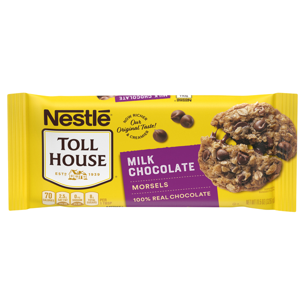 Toll House Nestle Morsels Milk Chocolate Chips 11.5oz Bag