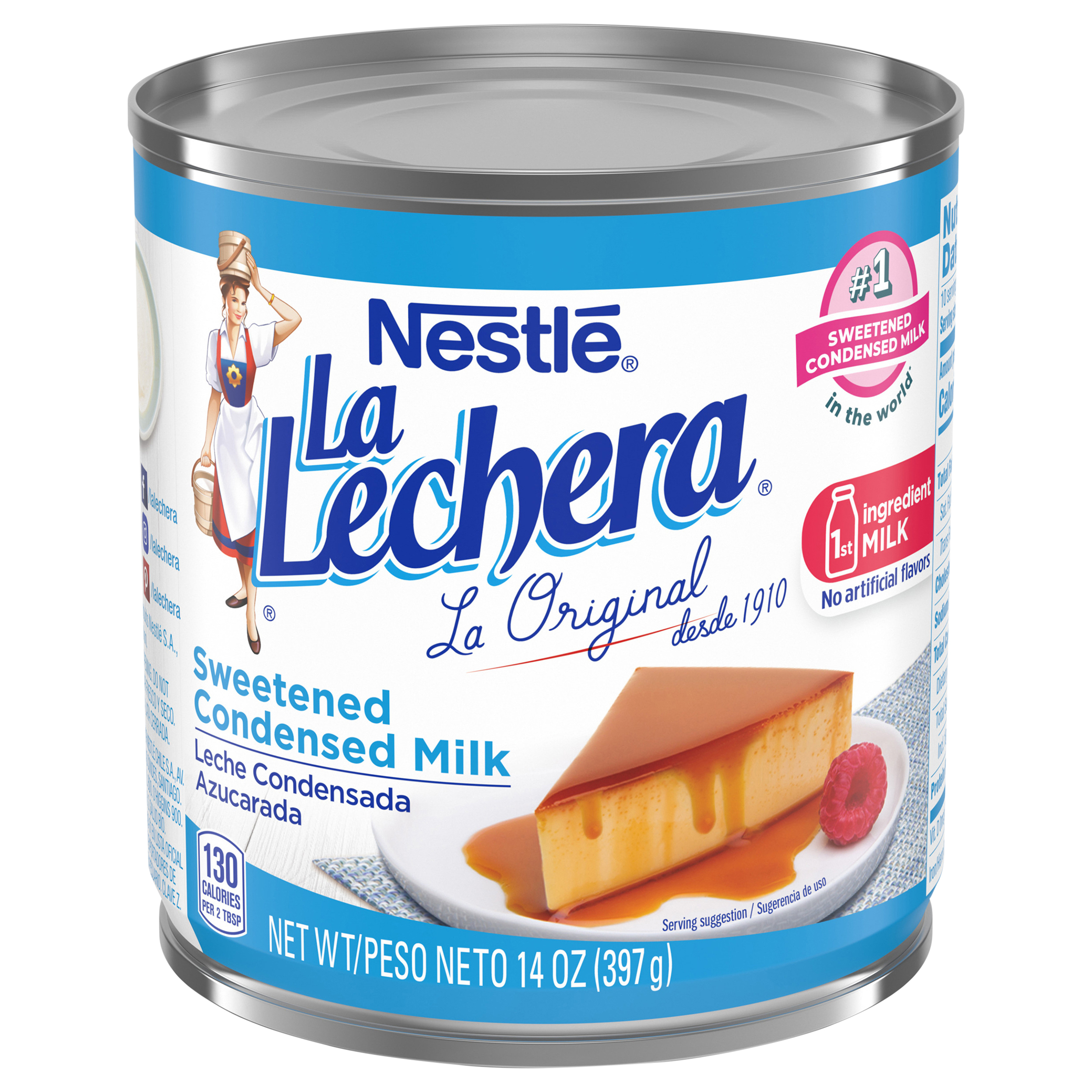 La Lechera Nestle Sweetened Condensed Milk 14 Oz. Can