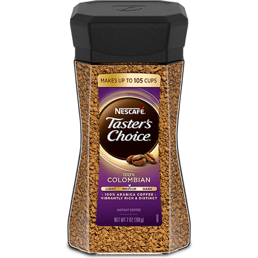 Nescafe Tasters Choice 100% Colombian Medium Roast Instant Coffee