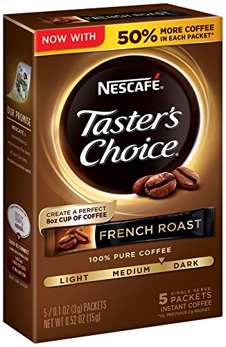 Nescafe Taster’s Choice French 5 Piece Roast Instant Coffe