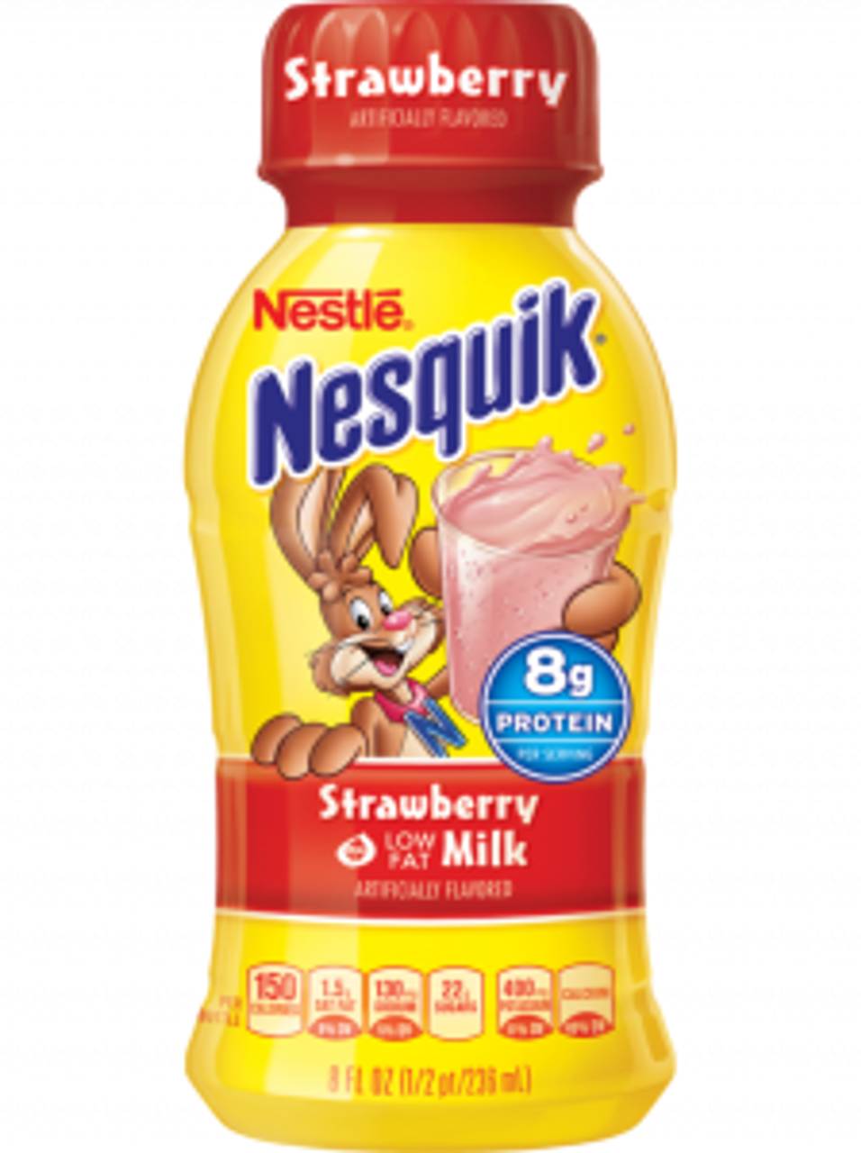 Nestle Nesquik 14oz Strawberry Milk 12ct Case