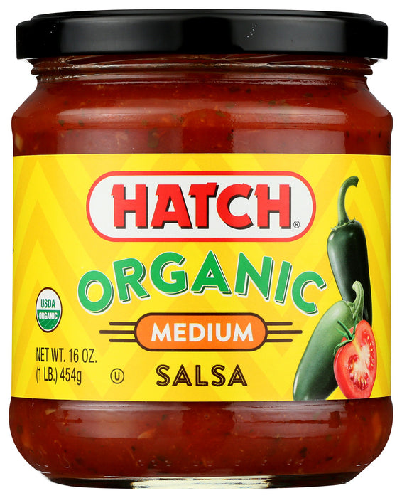 Hatch Organic, Medium Salsa - 16 Oz