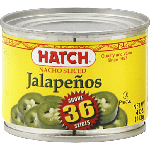 Hatch Nacho Sliced Jalapenos 4 Oz