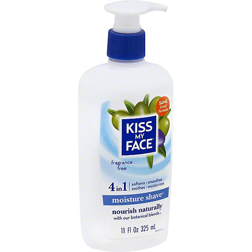 Kiss My Face Moisture Shave Fragrance Free - 11 Fl Oz