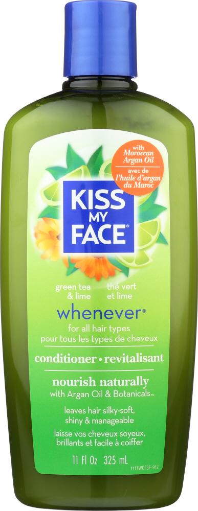 Kiss My Face Whenever Conditioner Green Tea And Lime - 11 Fl Oz