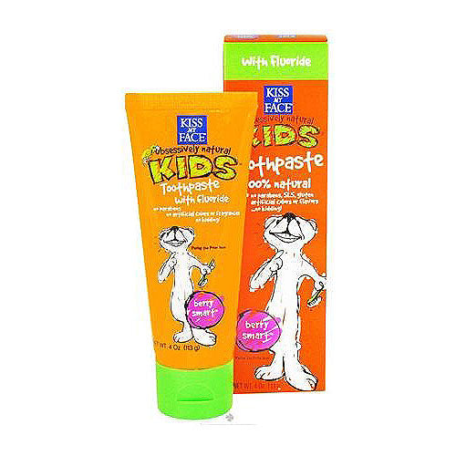 Kiss My Face Kids Toothpaste With Fluoride, Berry Smart - 4 Oz