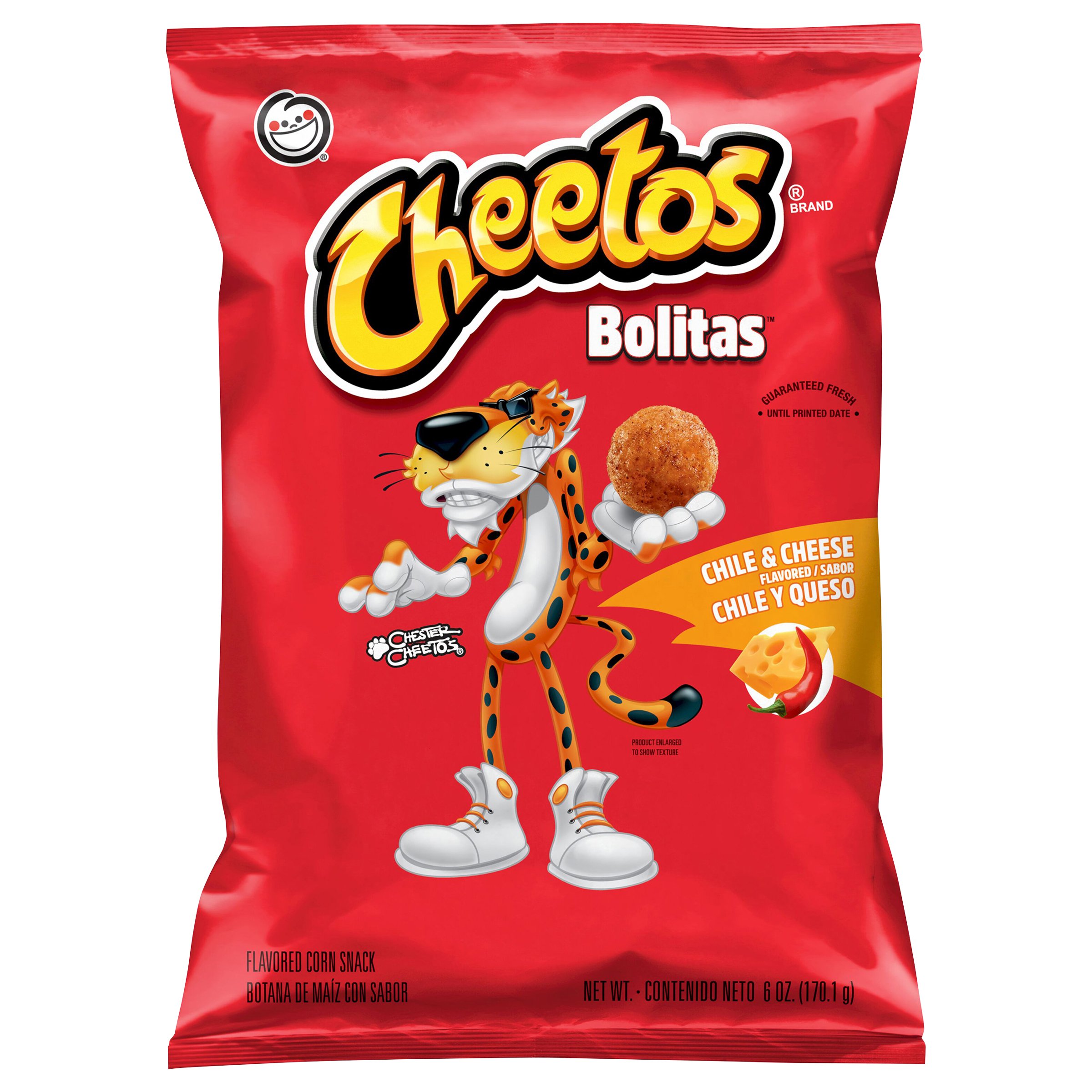 Cheetos Corn Snack, Chile & Cheese Flavored 6 Oz