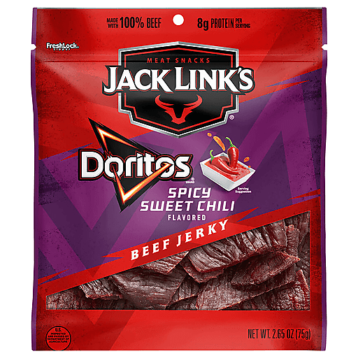 Jack Link's Doritos Spicy Sweet Chili Beef Jerky 2.65 Oz