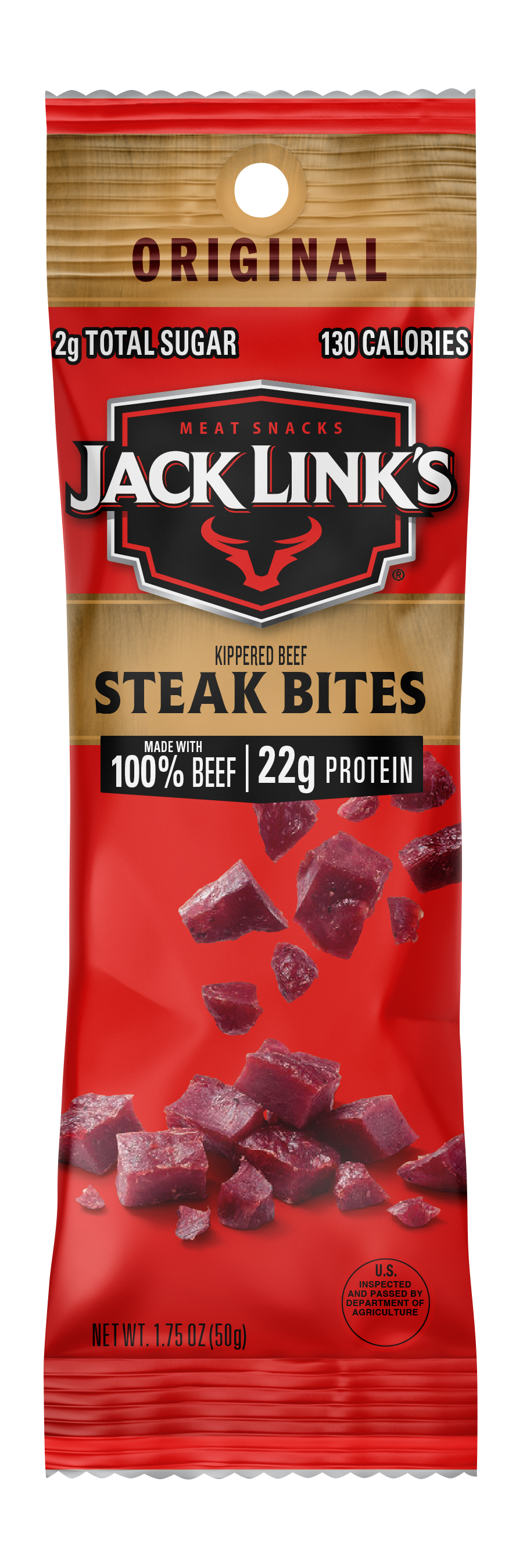 Jack Link's Beef Steak Bites, Original, Kippered 1.75 Oz