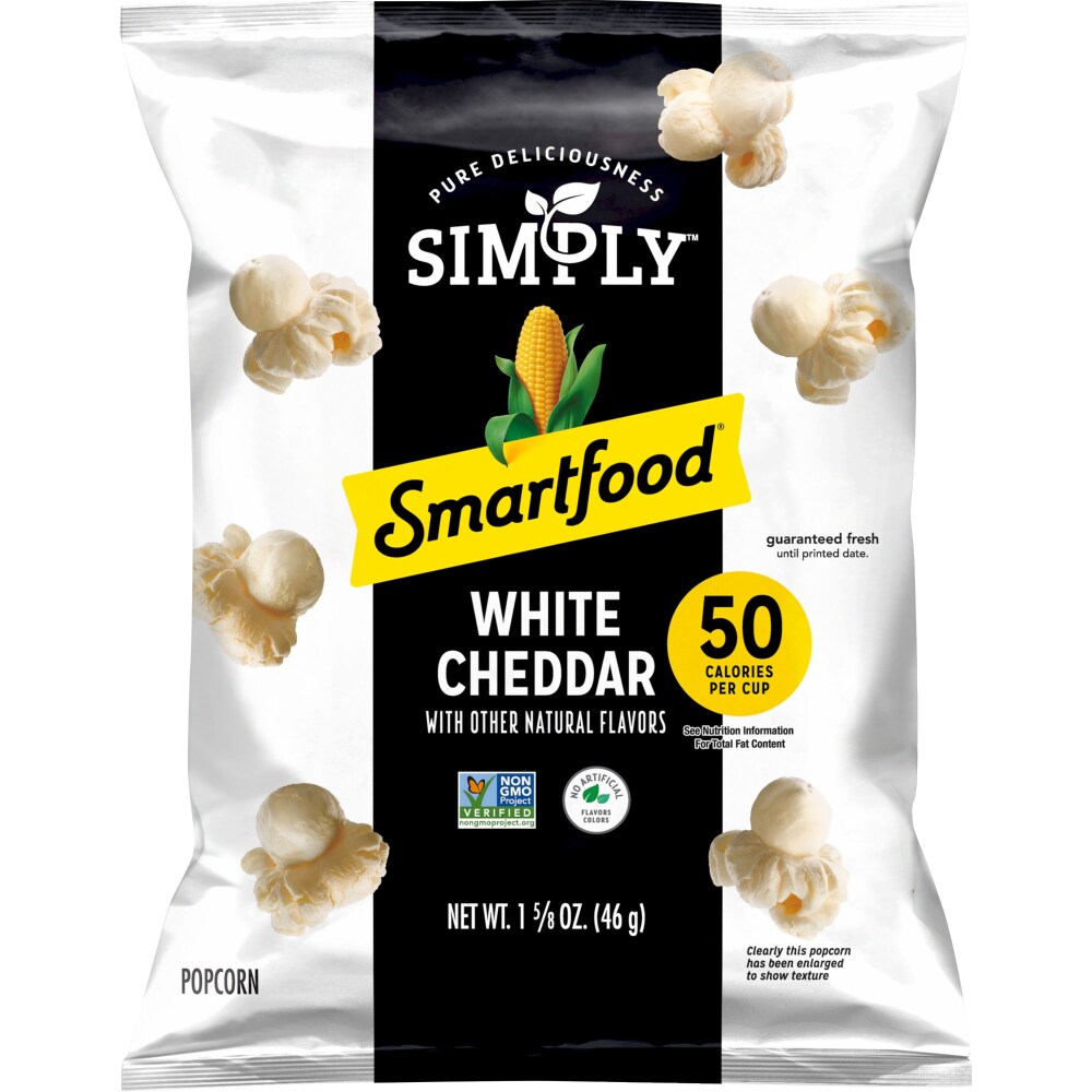 Smartfood Simply, White Cheddar, Popcorn