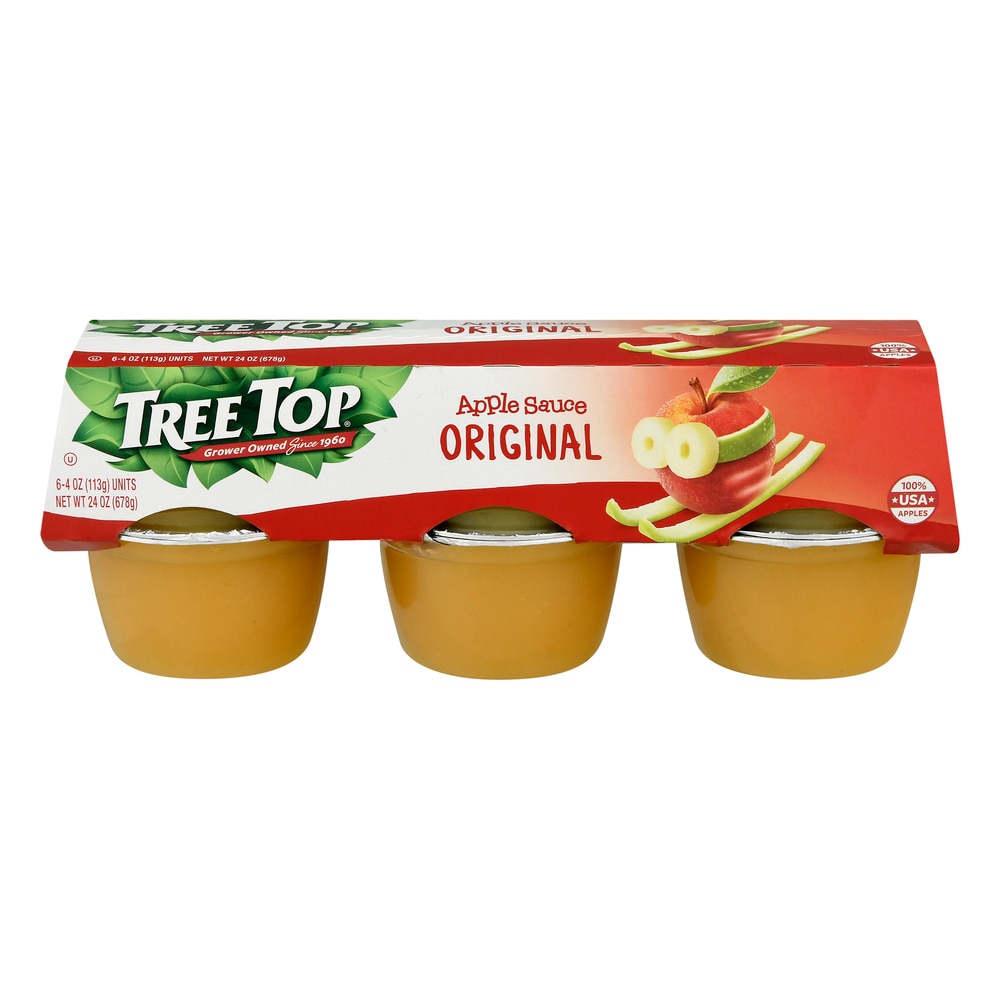 Tree Top Original Apple Sauce 6 4 Oz. Cups
