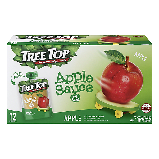 Tree Top 12 Pack Apple Apple Sauce