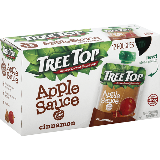 Tree Top Cinnamon Apple Sauce Pouches Multipack