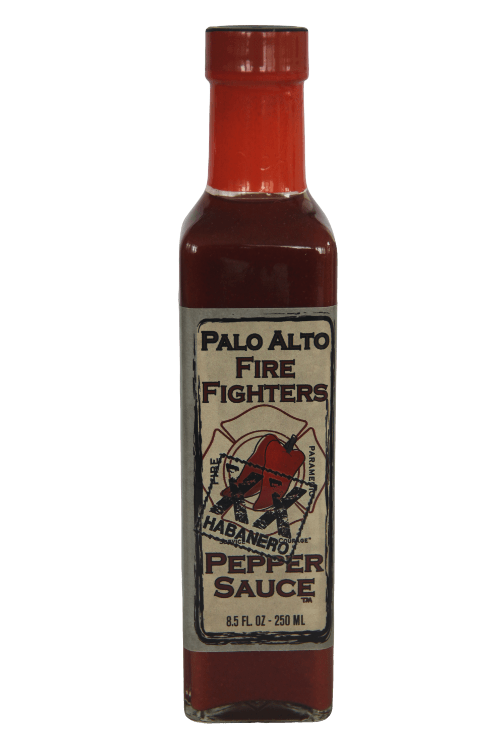 Palo Alto Fire Fighters Firefighters XX Habanero Pepper Sauce