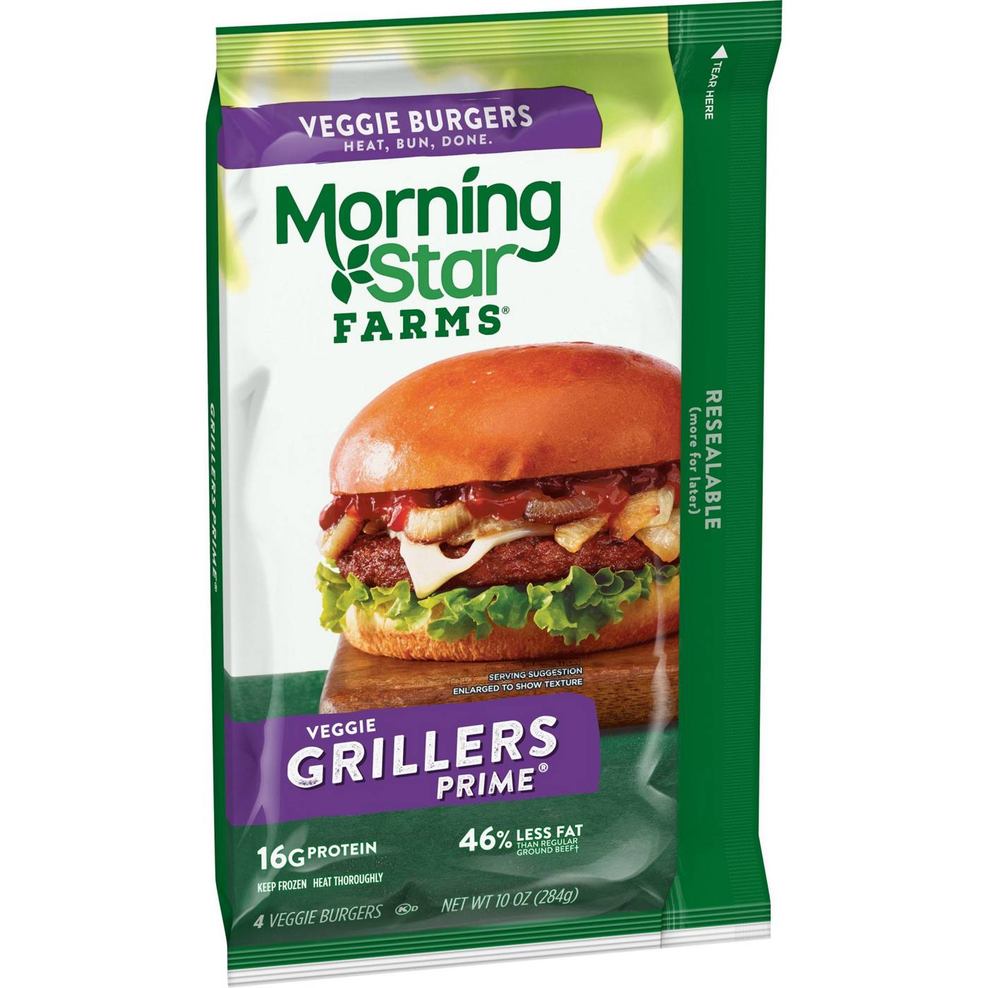 MorningStar Farms Grillers Prime Veggie Burgers - 4ct