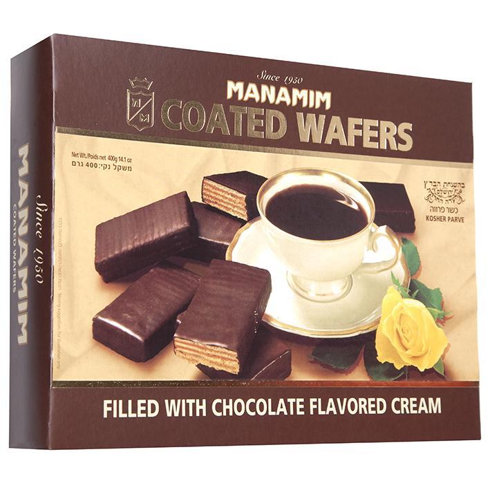 Manamim Chocolate Coated Wafers - 400g