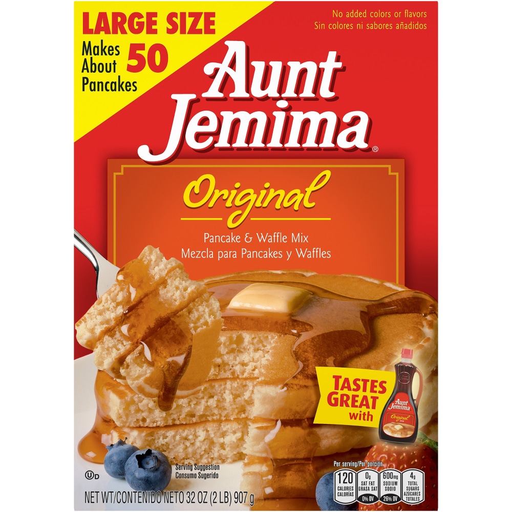 Aunt Jemima Large Size Original Pancake & Waffle Mix 32 Oz