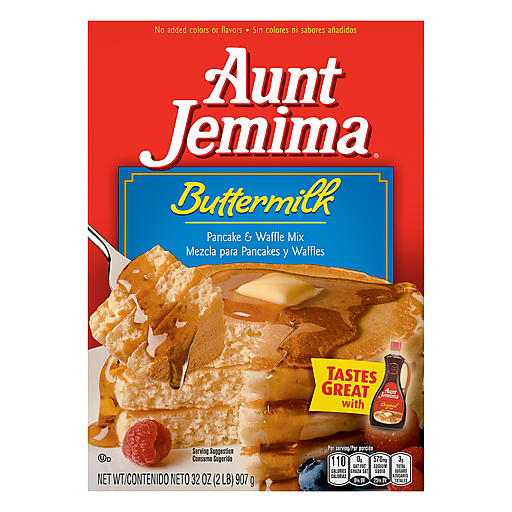 Aunt Jemima Pancake & Waffle Mix, Buttermilk 32 Oz