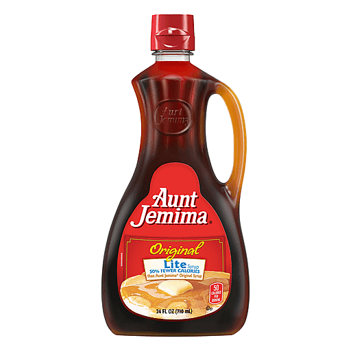 Aunt Jemima Lite Syrup Original 24 Fl Oz Bottle
