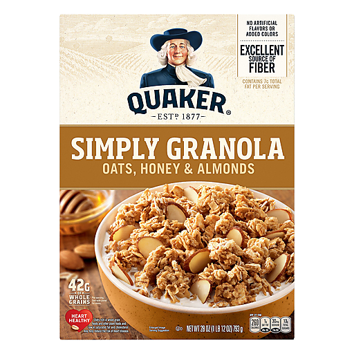 Quaker Simply Granola Oats, Honey & Almonds Cereal