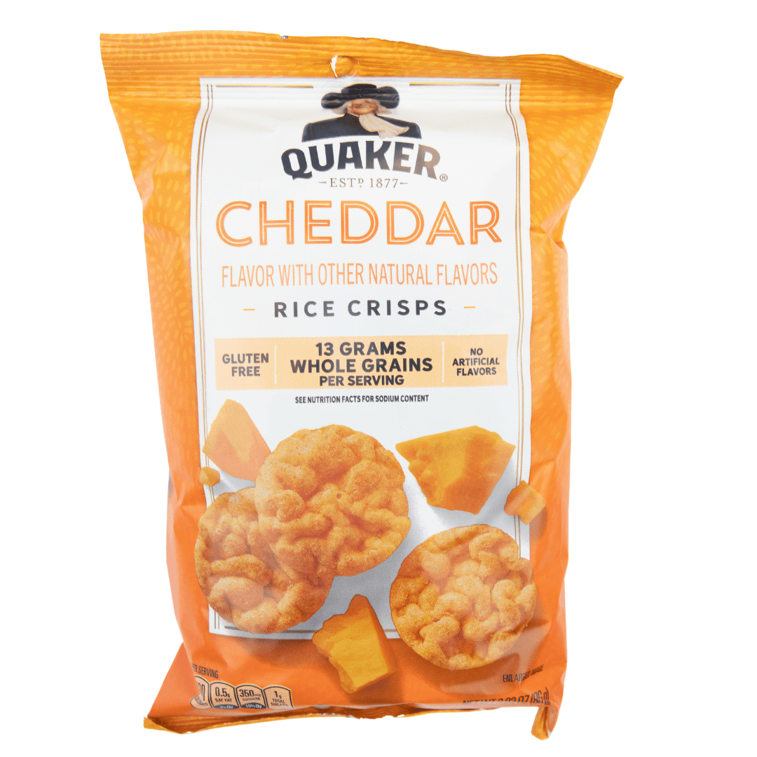 Quaker Rice Crisps Cheddar Cheese Chips
