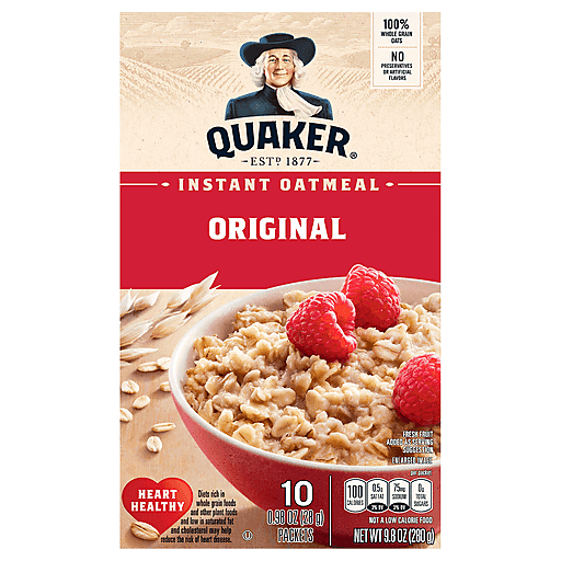 Quaker Instant Oatmeal Original - 10ct/9.8oz