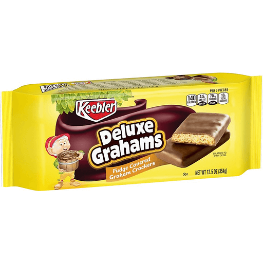 Deluxe Grahams Cookies Cookies, Fudge Covered Graham Crackers