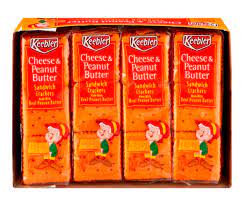 Keebler, Sandwich Crackers, Cheese And Peanut Butter, 11 Oz Tray