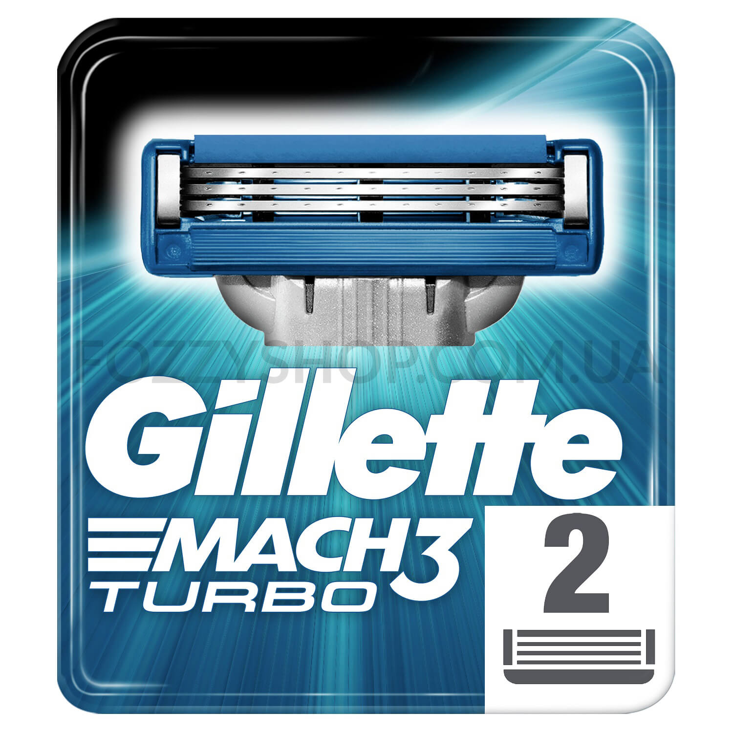 Gillette Repuestos Para Máquina De Afeitar Mach 3 Turbo 2 U