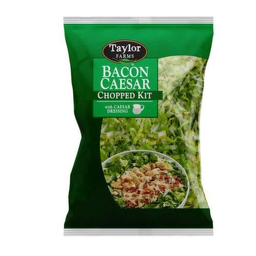Taylor Farms Bacon Caesar Chopped Salad Kit 10.35oz Bag