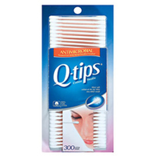 Q Tips Antimicrobial Cotton Swabs 300 Ct. Box