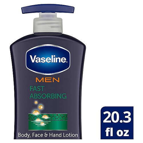 Vaseline Men Healing Moisture Fast Absorbing Body & Face Lotion 20.3oz