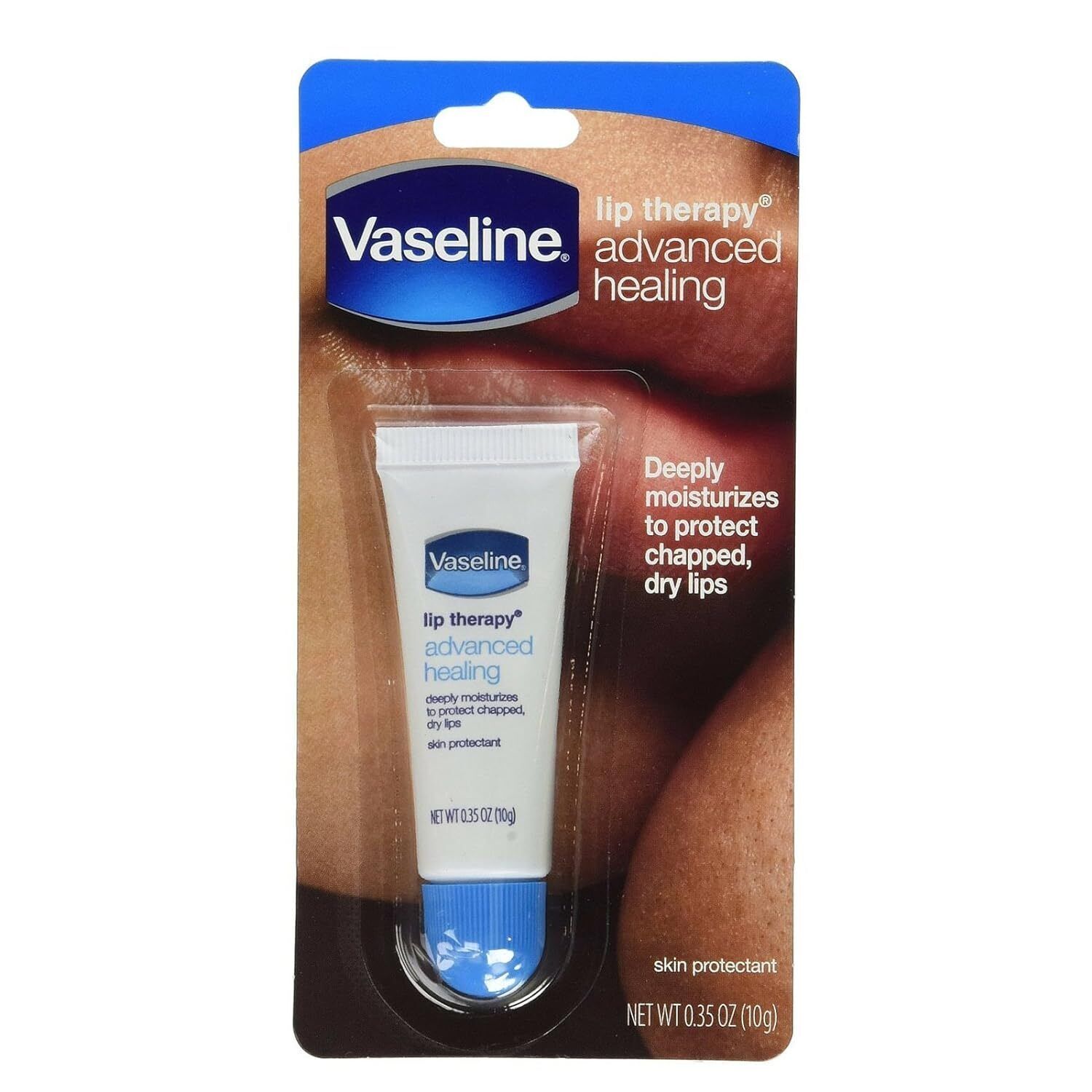 Vaseline Lip Therapy Advanced Lip Balm, Original, 0.35 Oz, 72/Carton (75000CT)