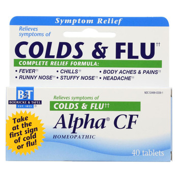 Boericke & Tafel Alpha CF Colds Flu Tablets