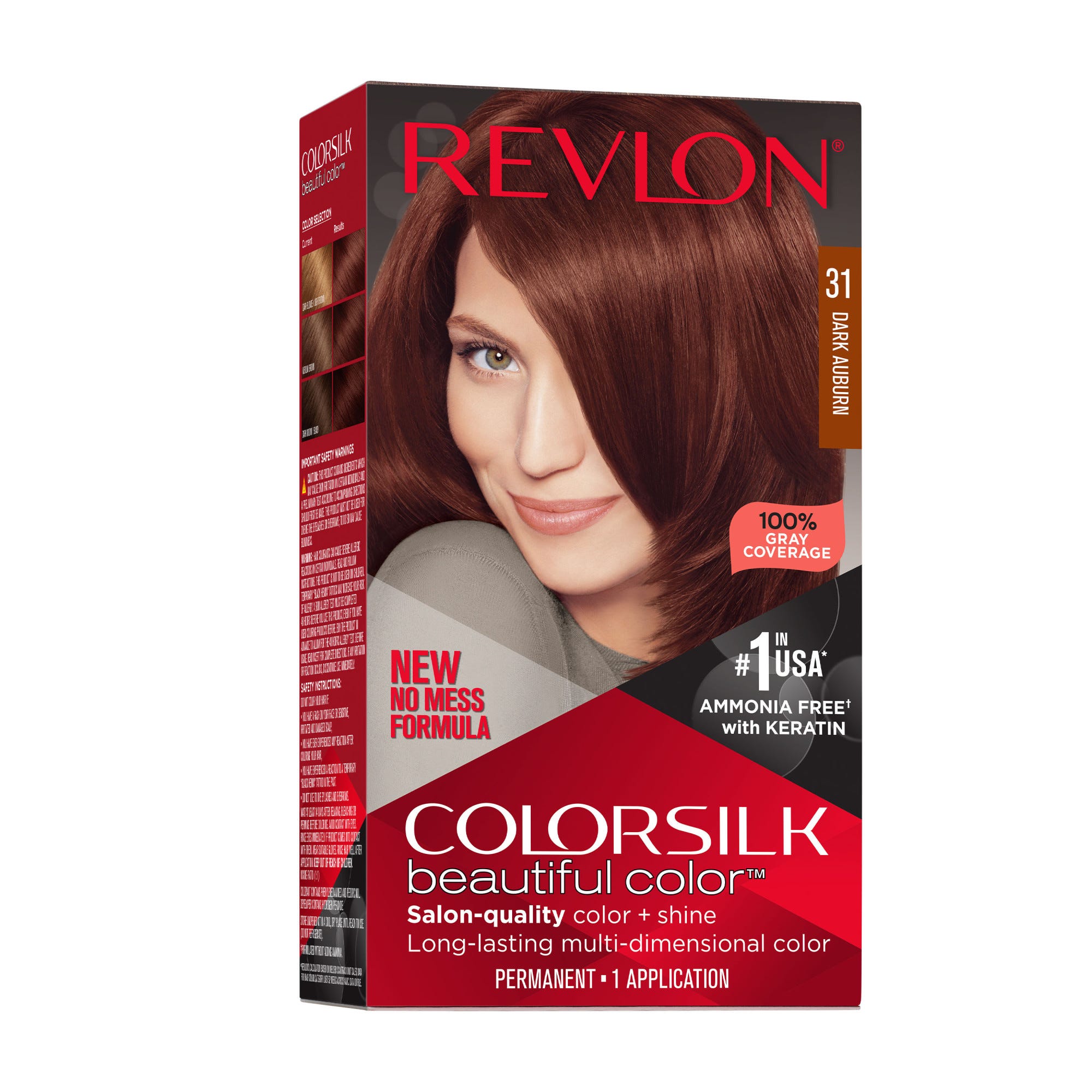 Revlon ColorSilk Hair Color - 31 Dark Auburn
