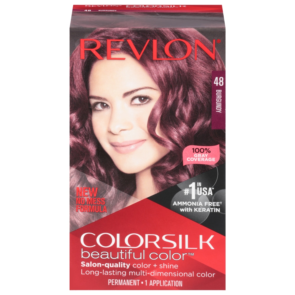 Revlon ColorSilk 48 Burgundy Permanent Hair Color