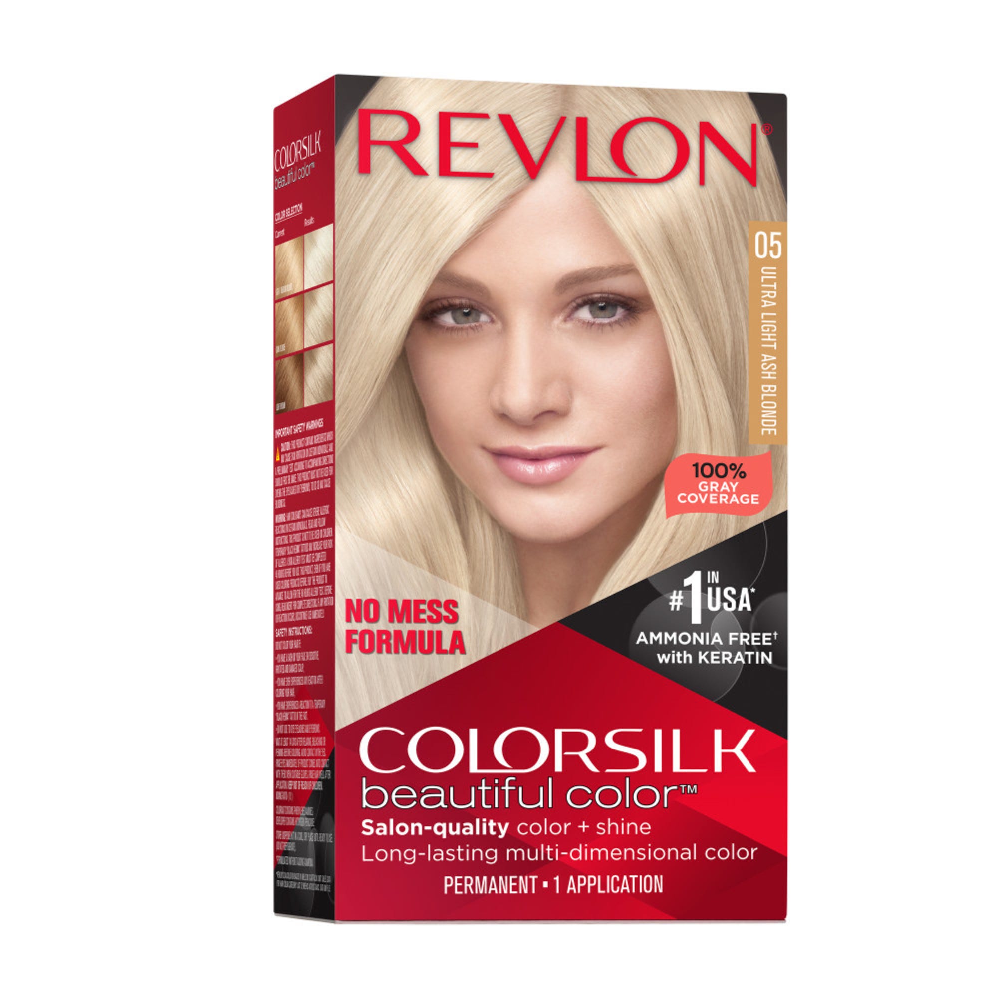 Revlon ColorSilk Hair Color - 05 Ultralight Ash Blonde