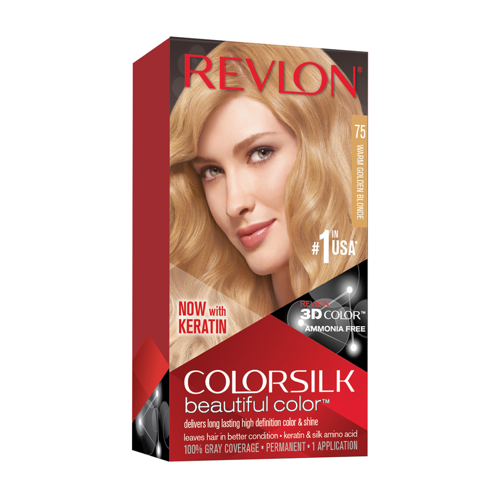 Revlon Colorsilk Beautiful Color Warm Golden Blonde 75 - 1 Application