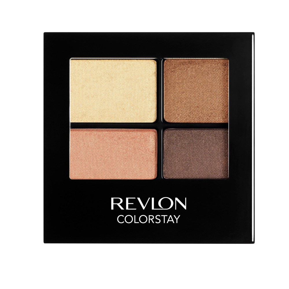 Revlon Colorstay 16 Hour Eye Shadow Quad, Brazen, 0.16 Ounce