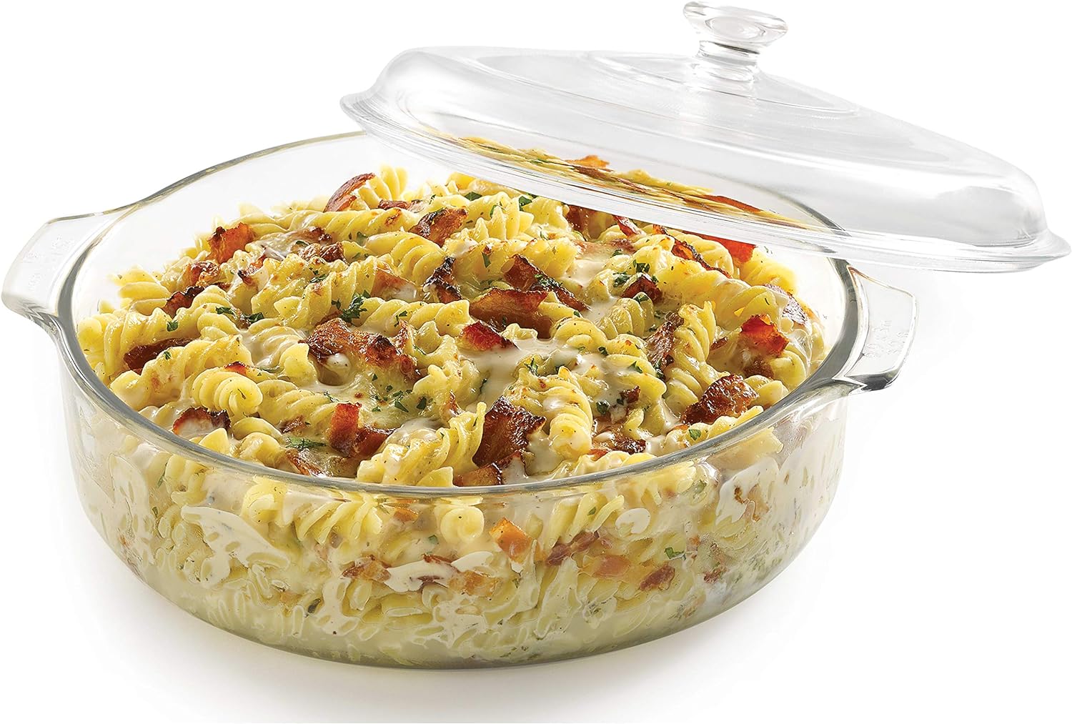 Libbey Baker's Basics Glass Casserole Dish With Cover, 3-quart