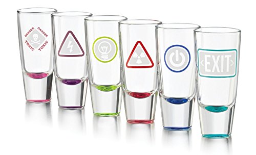 Libbey Glow Shots - 6 Glow-in-the-Dark Shot Glasses