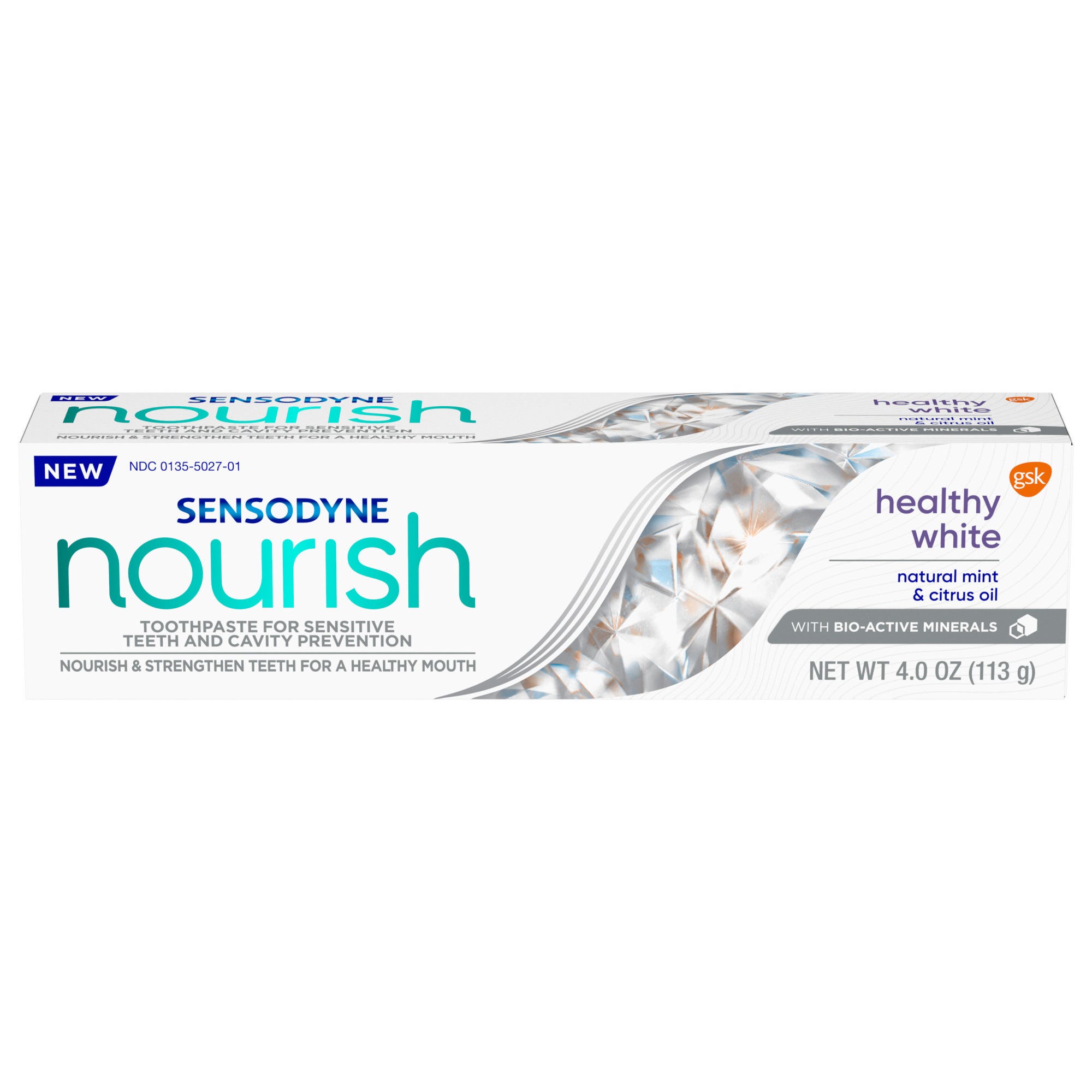 Sensodyne Nourish Healthy White Sensitive Toothpaste - 4 Oz
