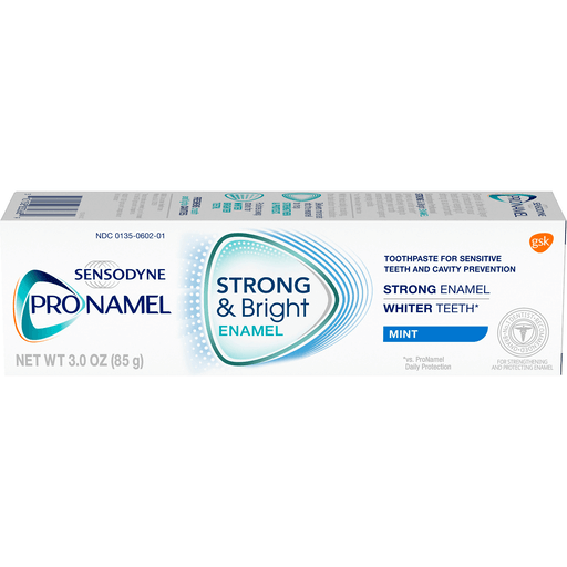 Sensodyne ProNamel Strong Bright Enamel Toothpaste For Sensitive Teeth Mint - 3 Oz