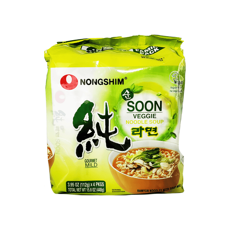 Nongshim Soon Veggie Noodle Soup Family Pack
