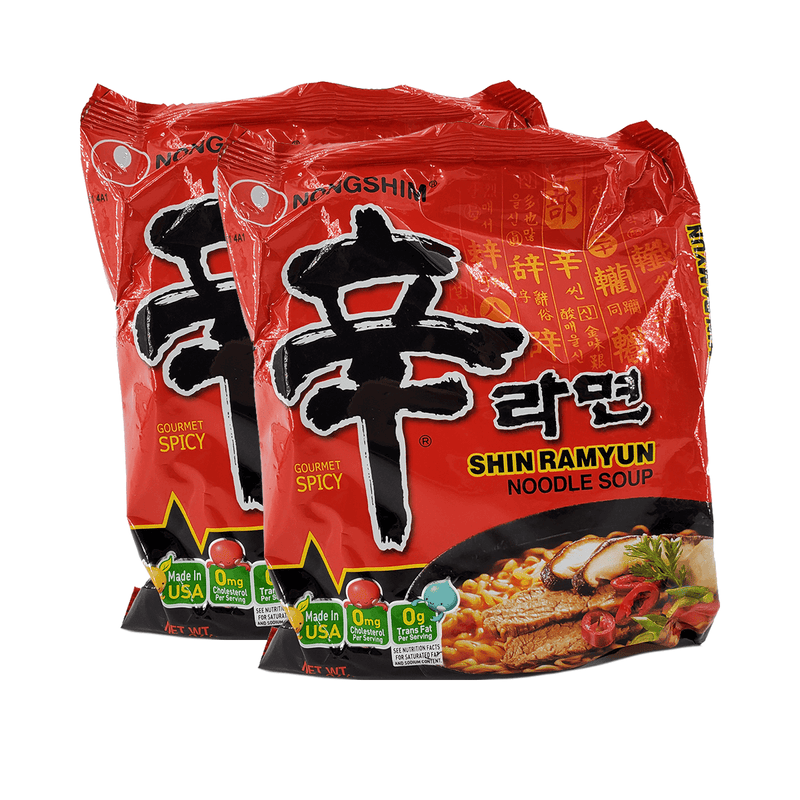 Nongshim Nong Shim Shin Ramyun Noodle Gourmet Spicy Soup, 4.2 Oz